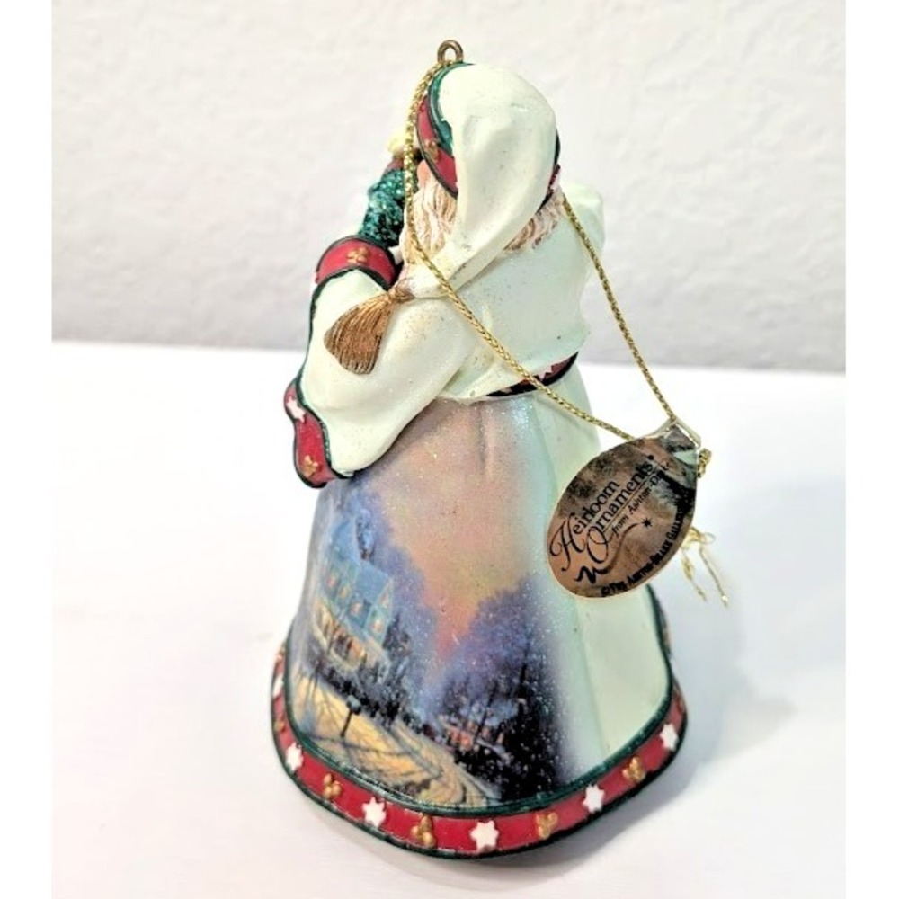 Ashton Drake Thomas Kinkade Christmas Old World Santa Ornament w/ Tag Vintage - Picture 2 of 5